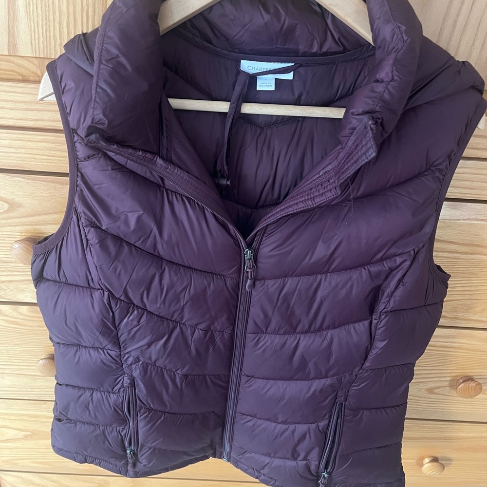 Charter Club Women's Puffer Vest - Dark Purple